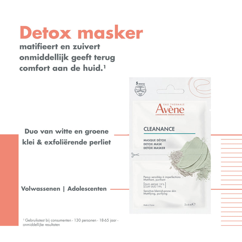 Eau Thermale Avène GEZICHT Avène CLEANANCE Mask Detox Masker Dermatheek