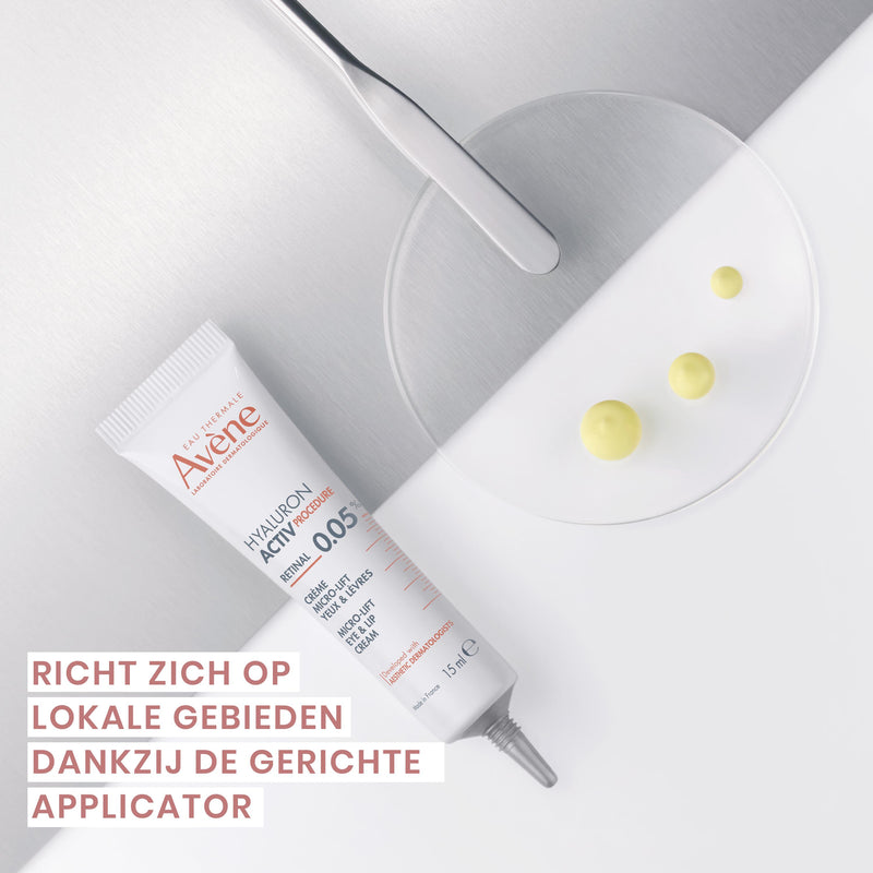 Eau Thermale Avène GEZICHT Avène HYALURON ACTIV PROCEDURE MICRO-LIFT CRÈME Voor Ogen & Lippen Dermatheek