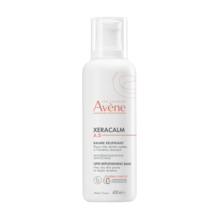 Eau Thermale Avène LICHAAM 400 ml Avène XERACALM A.D. Vetinbrengende Balsem Dermatheek