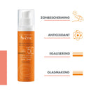 Eau Thermale Avène ZON Avène SUN SPF 50+ Getinte Crème Anti-Aging Dermatheek