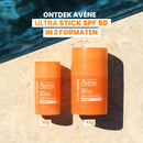 Eau Thermale Avène ZON Avène SUN SPF 50+ ULTRA STICK Invisible Dermatheek