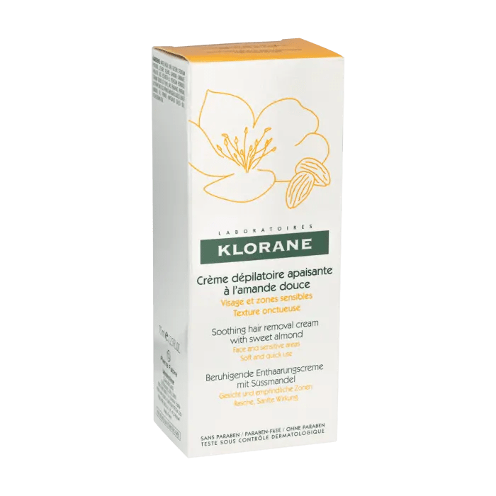 Klorane Klorane AMANDEL Ontharingscrème voor Gezicht en gevoelige zones Dermatheek