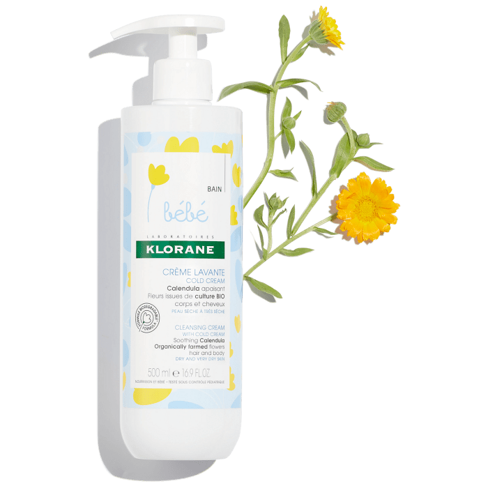 Klorane Klorane BABY Milde Wascrème met Cold Cream en Calendula Dermatheek