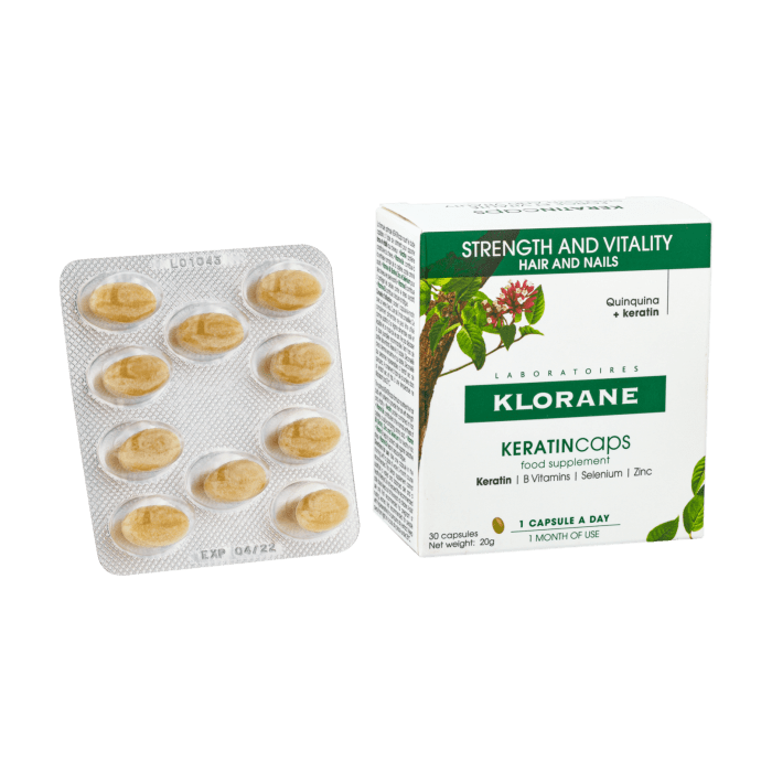 Klorane Klorane HAAR Voedingssupplement KERATINcaps Dermatheek