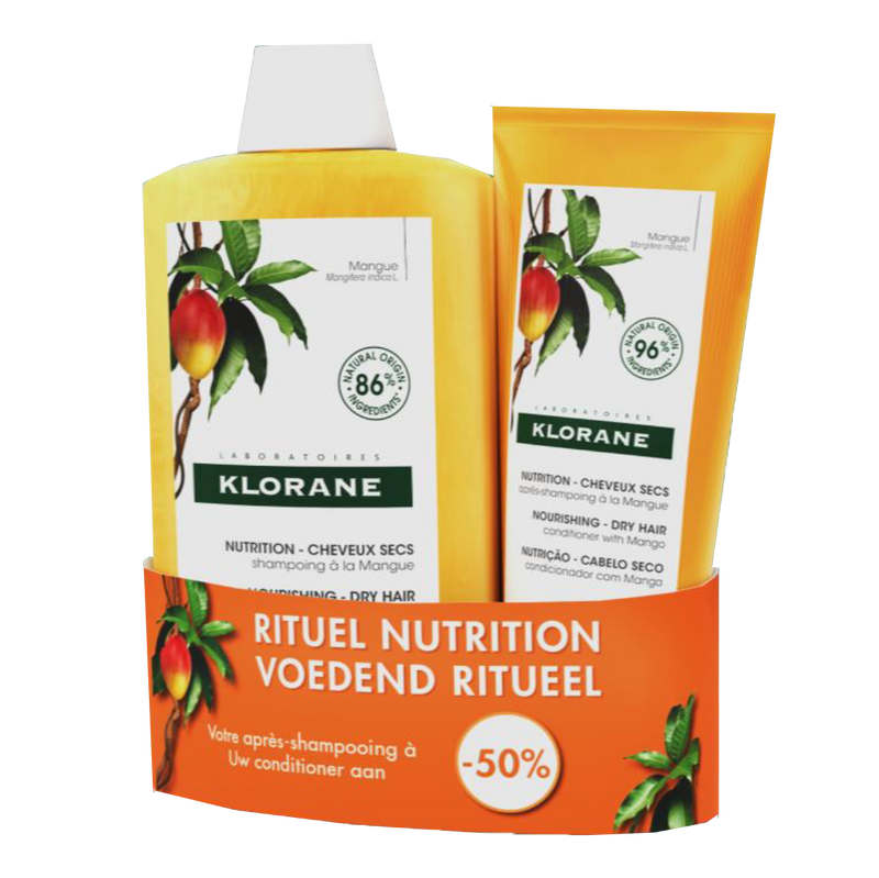 Klorane Klorane MANGO Shampoo + Conditioner DUO Dermatheek