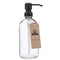 Dermatheek Zeeppompje - GLAS/ZWART 0.5 l Dermatheek