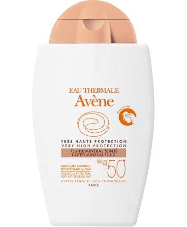 Eau Thermale Avène ZON Avène SUN SPF 50+ Getinte Minerale fluide Dermatheek