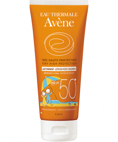 Eau Thermale Avène ZON 100 ml Avène SUN SPF 50+ Melk voor kinderen Dermatheek