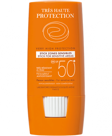 Eau Thermale Avène ZON Avène SUN SPF 50+ Stick lippen en gevoelige zones Dermatheek